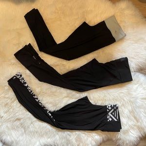 3 VS/pink workout leggings!